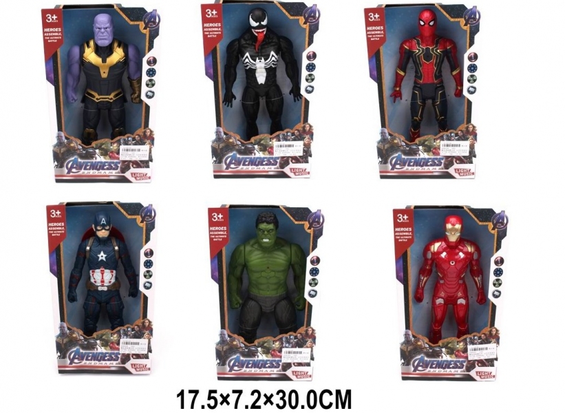 201 Герої Avengers 6 видов,